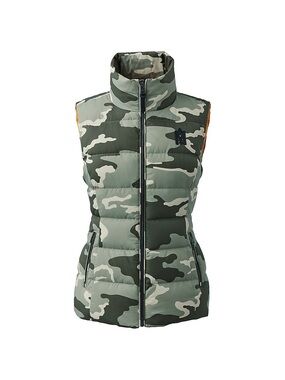 Mackage Gisela Quilted Down Filled Camo Puffer Vest Designer NEW NWT